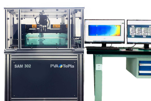 超声扫描检测空洞是什么颜色的